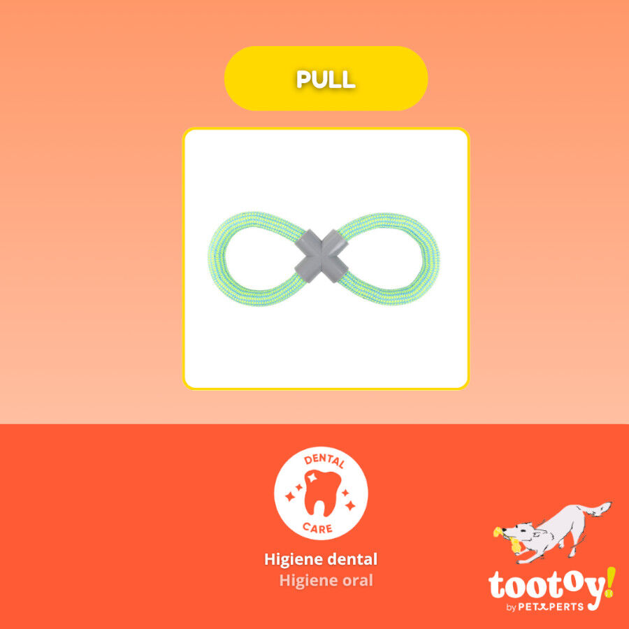 Tootoy! Pull Mordedor de corda com duplo la&ccedil;o para c&atilde;es, , large Imagem n&uacute;mero 4