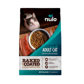 Nulo Baked & Coated Ra&ccedil;&atilde;o de Frango e Salm&atilde;o para gatos