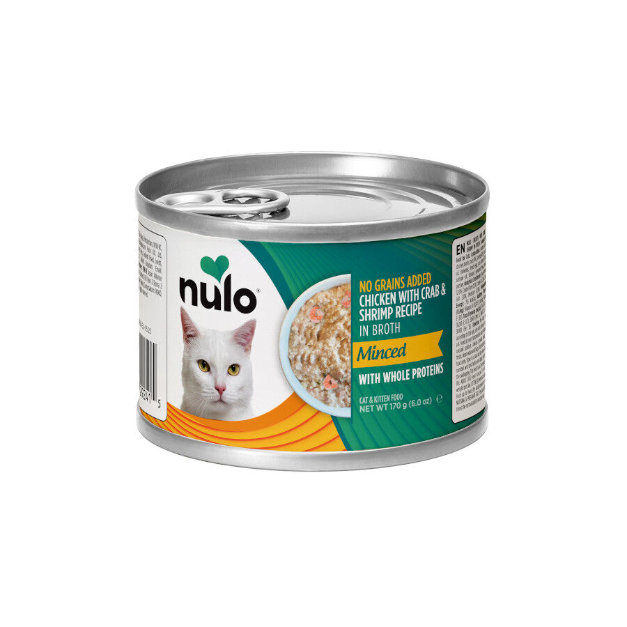 170 g Nulo Minced Comida h&uacute;mida de Frango com Caranguejo e Camar&atilde;o em lata para gatos, , large Imagem n&uacute;mero 1
