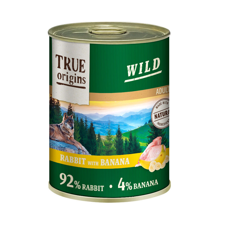 400 g True Origins Adult Wild Coelho e Banana lata para c&atilde;es, , large Imagem n&uacute;mero 1