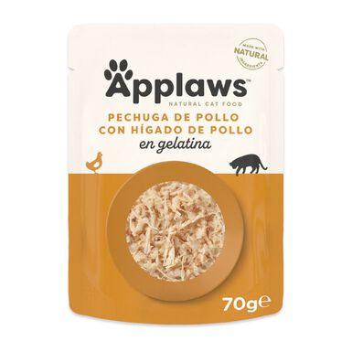 Applaws Frango com Fígado sachê para gatos