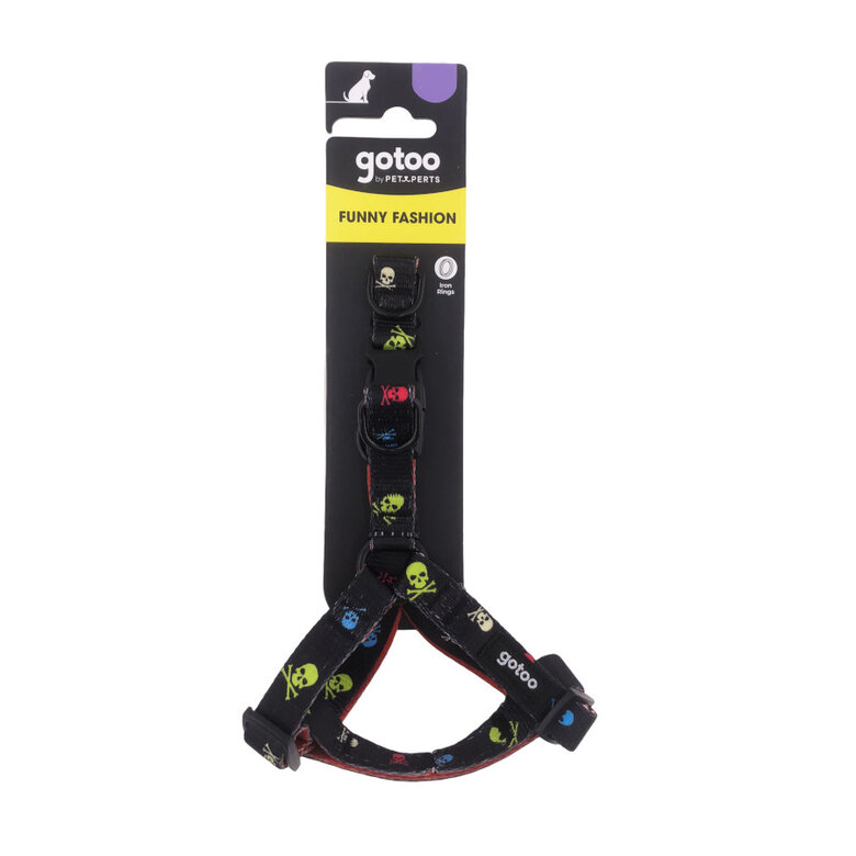 Gotoo Peitoral estampado cinza para cães,  Imagem número 6 Gotoo Peitoral estampado cinza para cães, , large Imagem número 6