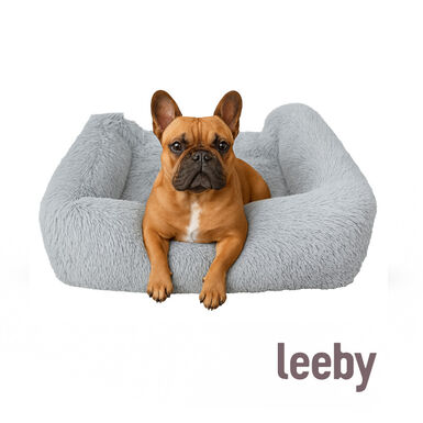 Leeby Alcofa Anti Stess Amovível Cinzenta para cães