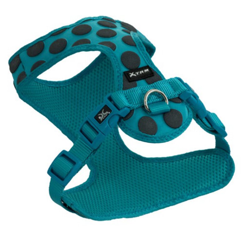 Nayeco Peitoral Azul com Pontos para cães,  Imagem número 1 Nayeco Puntos 3D arnés para perros azul Imagem número 1