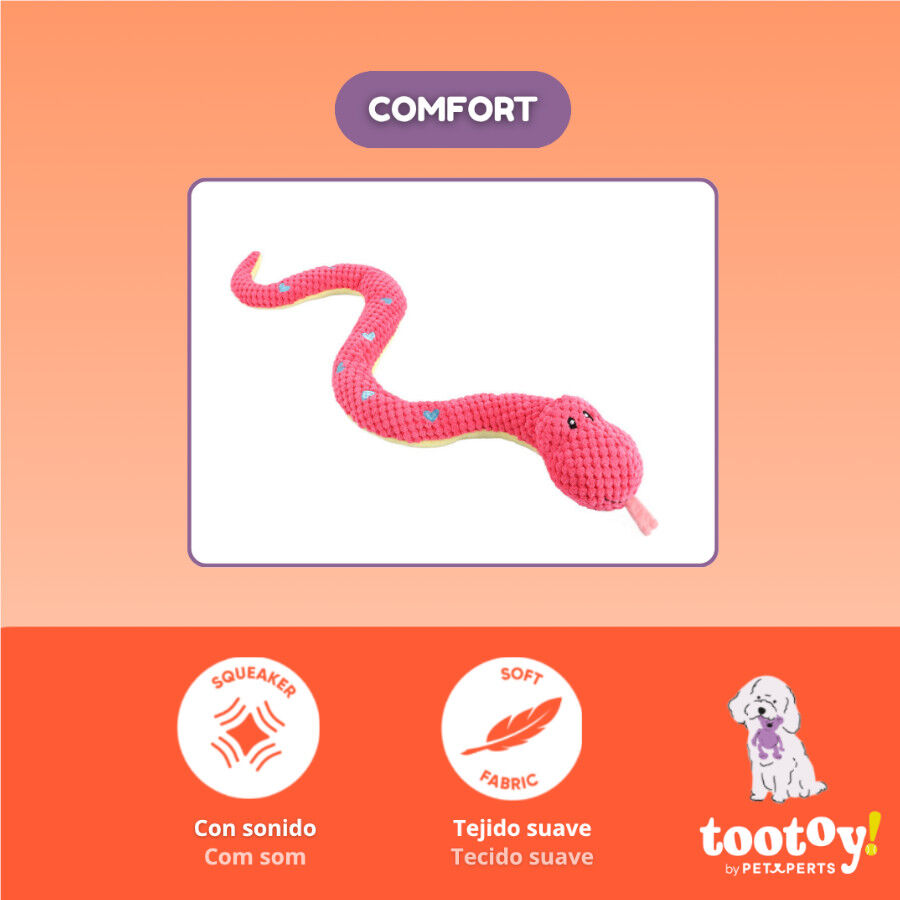 Tootoy! Comfort Peluche osso cobra para c&atilde;es, , large Imagem n&uacute;mero 4
