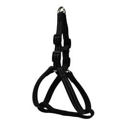 Gotoo Peitoral preto de nylon refletor para cães