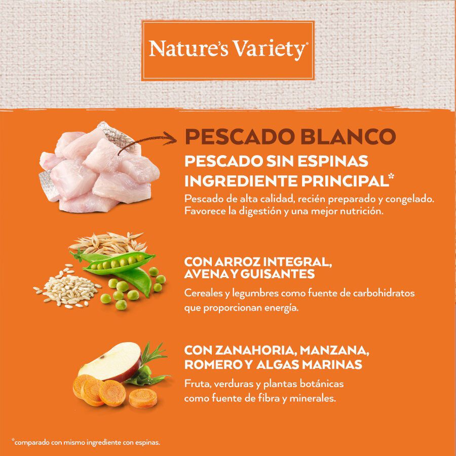 3 kg Nature's Variety Healthy Grain EsterilizadoPeixe Branco Ra&ccedil;&atilde;o para gatos, , large Imagem n&uacute;mero 3