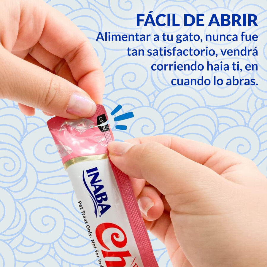 20 saquetas x 14 g Churu Variedades de Frango com Vitela Snack L&iacute;quido para gatos, , large Imagem n&uacute;mero 4