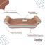 Leeby Remy Rocker arranhador horizontal de cart&atilde;o com padr&atilde;o colorido para gatos, , large Indicador imagem n&uacute;mero 3