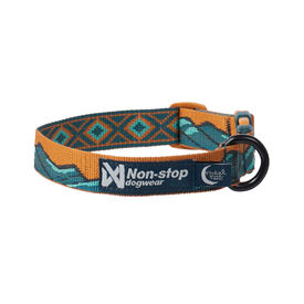 Non-stop Dogwear Coleira Turquesa e Carvalho para c&atilde;es