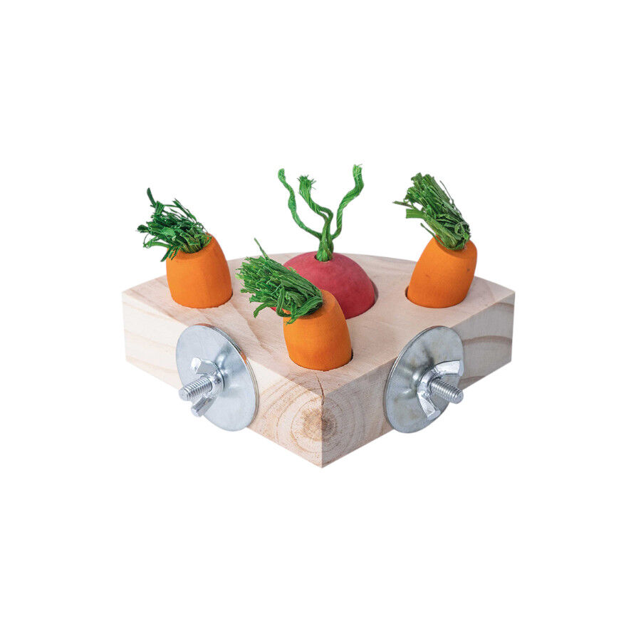 Quapas Quebra-cabe&ccedil;as Triangular Snacks Brinquedo para roedores, , large Imagem n&uacute;mero 2