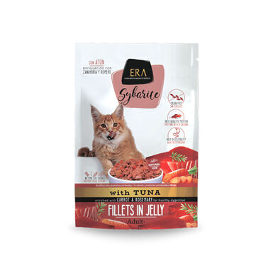 Era Sybarite Adult Atúm Filetes em Gelatina Saqueta para gatos 