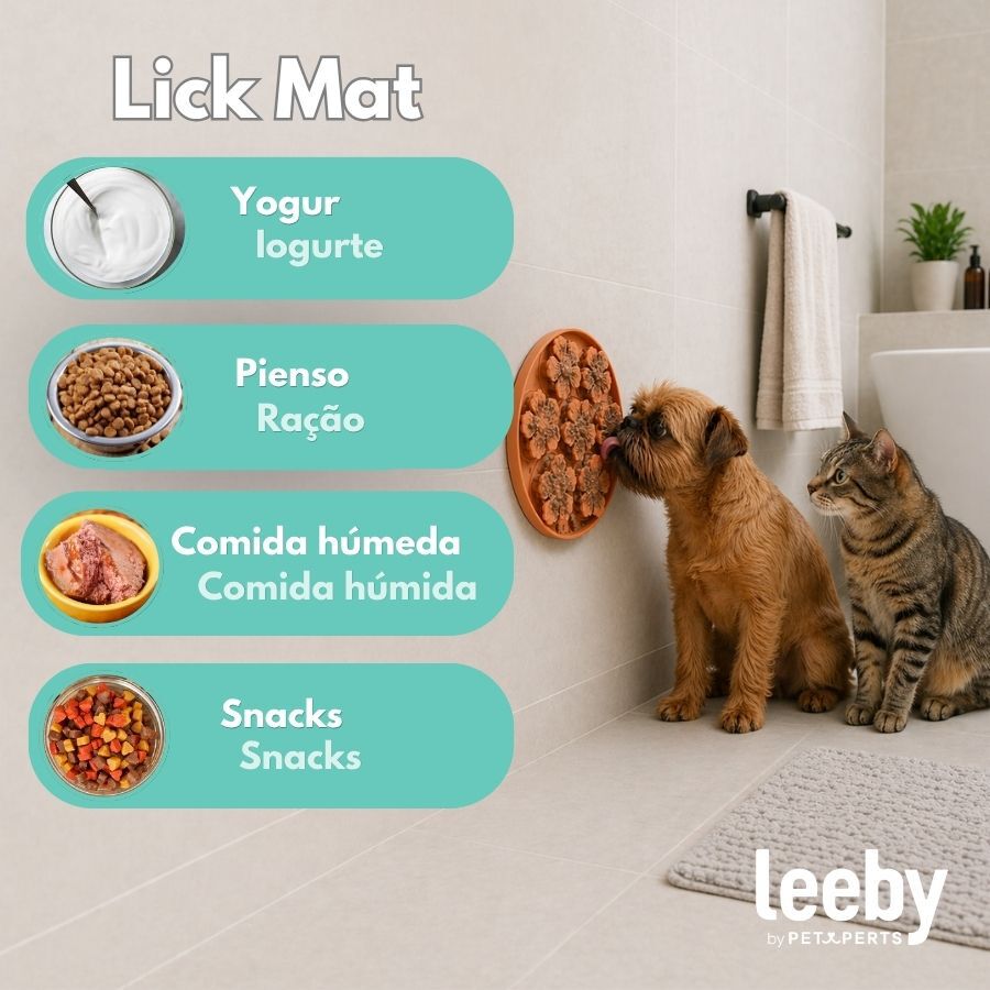 Leeby Tapete de Lamber em Forma de Flor para c&atilde;es e gatos, , large Imagem n&uacute;mero 6