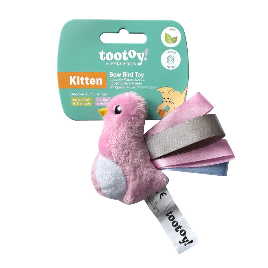 Tootoy! Kitten Peluche P&aacute;ssaro com la&ccedil;o para gatos, , large Imagem n&uacute;mero 8