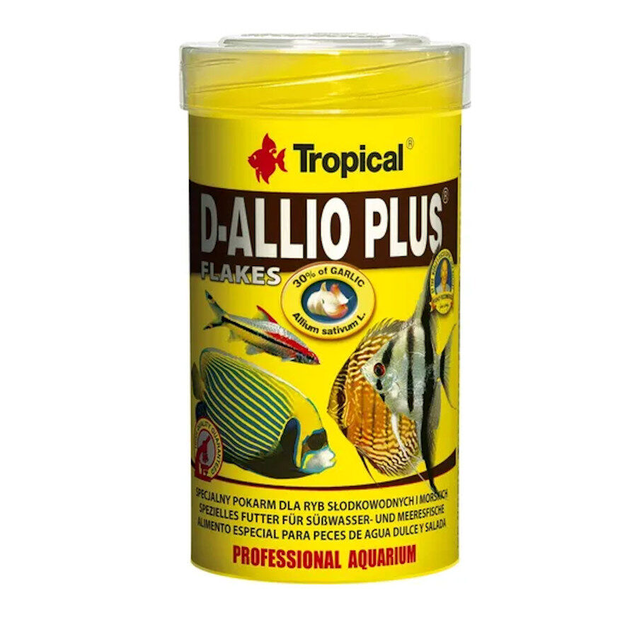 Tropical D-Allio Plus Flakes Alimento em Escamas para peixes , , large Imagem n&uacute;mero 1