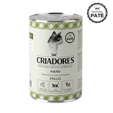 Criadores Adulto Frango lata para gatos