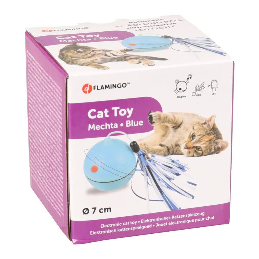 Flamingo Magic Mechta Azul Bola com movimento para gatos , , large Imagem n&uacute;mero 4