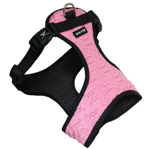 Nayeco Calaveras 3D arn&eacute;s para perros rosa Imagem n&uacute;mero 1