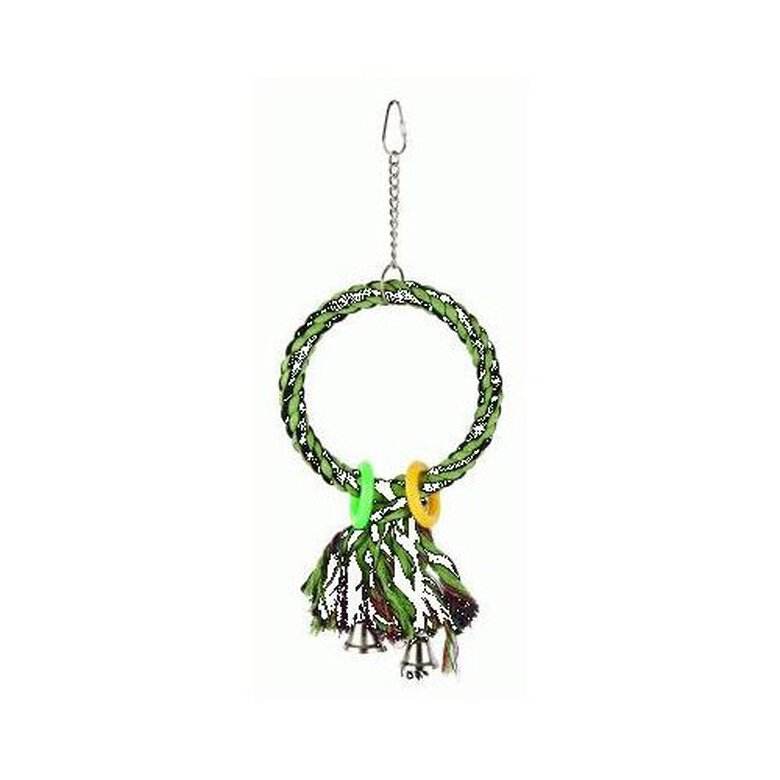 Spucky circular de algodón columpio para pájaros Imagem número 1 Spucky circular de algodón columpio para pájaros Imagem número 1