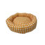 Leeby Cama Donut Vichy Laranja para gatos, , large Indicador imagem n&uacute;mero 2