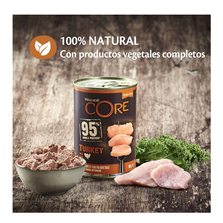 400 g Wellness Core peru com com couve lata para cães,  Imagem número 2 400 g Wellness Core peru com com couve lata para cães, , large Imagem número 2