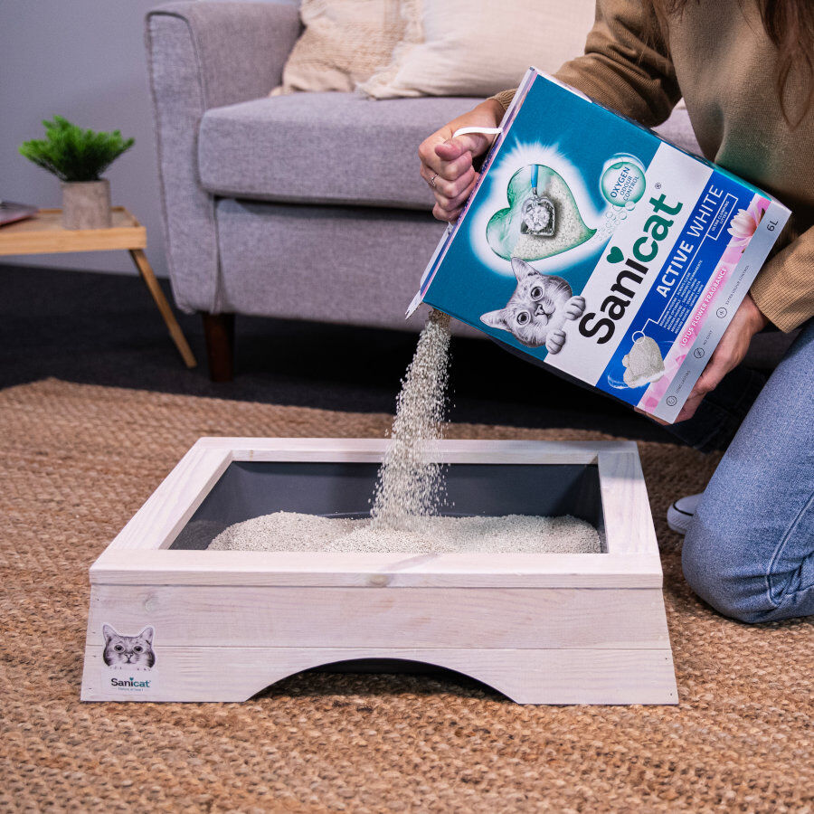 10 L Sanicat Active Lotus Areia Aglomerante, , large Imagem n&uacute;mero 5