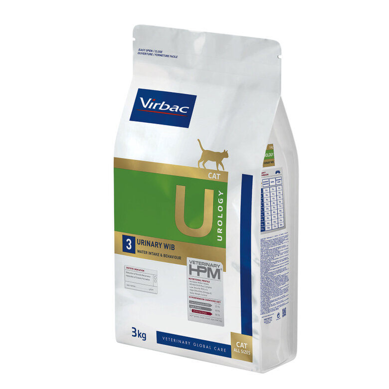 3 kg Virbac Veterinary HPM Urology - U3 Urinary WIB Ração para gatos,  Imagem número 1 3 kg Virbac Veterinary HPM Urology - U3 Urinary WIB Ração para gatos, , large Imagem número 1