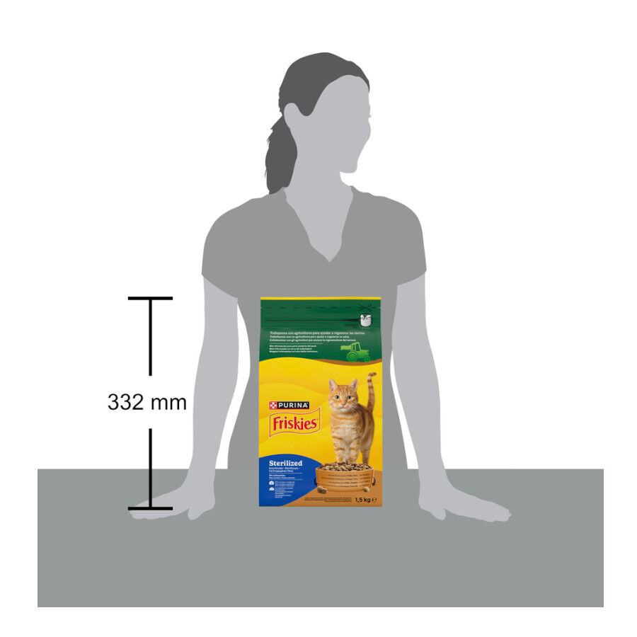 1.5 kg Friskies peru e legumes para Gatos Esterilizados, , large Imagem n&uacute;mero 7