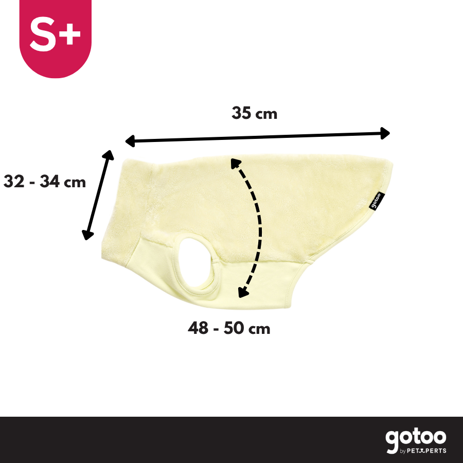 Gotoo Camisola Polar Amarela para c&atilde;es, , large Imagem n&uacute;mero 4