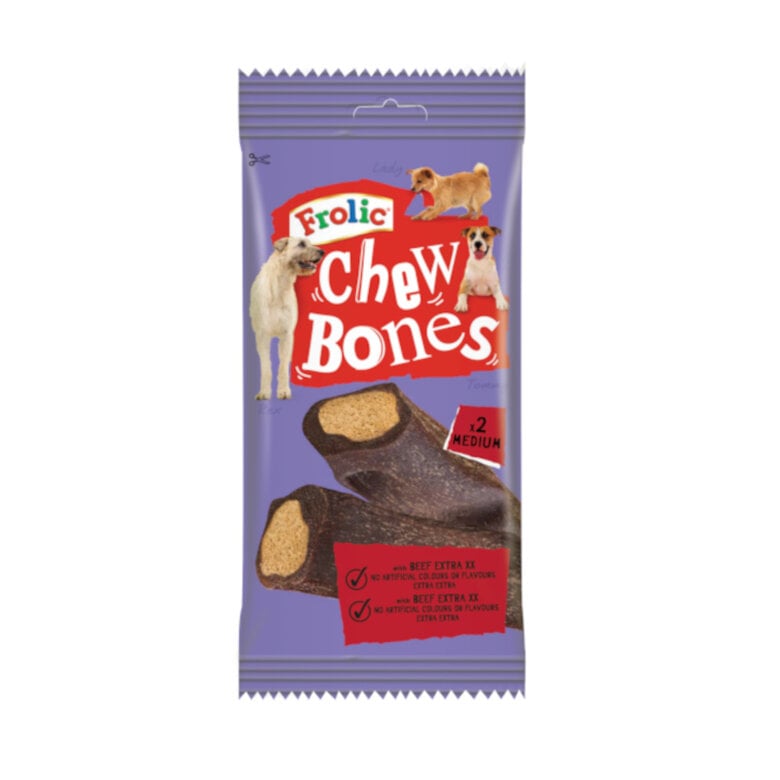 2 ossos Frolic Ossos Chew Bones Mastigáveis para cães,  Imagem número 1 2 ossos Frolic Ossos Chew Bones Mastigáveis para cães, , large Imagem número 1