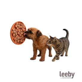 Leeby Tapete de Lamber em Forma de Flor para c&atilde;es e gatos