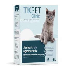 TK-Pet Clinic Areia Aglomerante Ultrafina para Kitten e Gatos Sens&iacute;veis