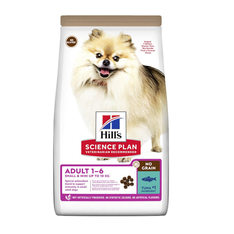 1.5 kg Hill's Science Plan Small & Mini Adult Ração de atum para cães,  Imagem número 1 1.5 kg Hill's Science Plan Small & Mini Adult Ração de atum para cães, , large Imagem número 1