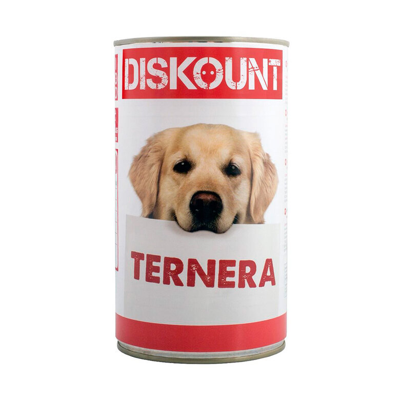 Diskount Adult Vitela lata para cães, , large image number null