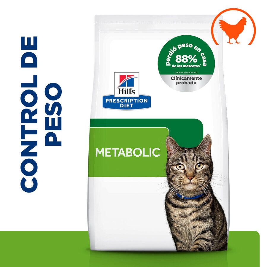 1.5 kg Hill's Prescription Diet Metabolic ra&ccedil;&atilde;o para gatos, , large Imagem n&uacute;mero 2