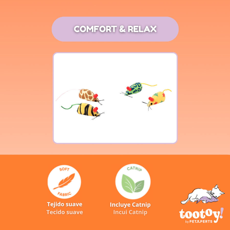 Tootoy! Comfort & Relax Kit ratinhos para gatos, , large Imagem n&uacute;mero 3
