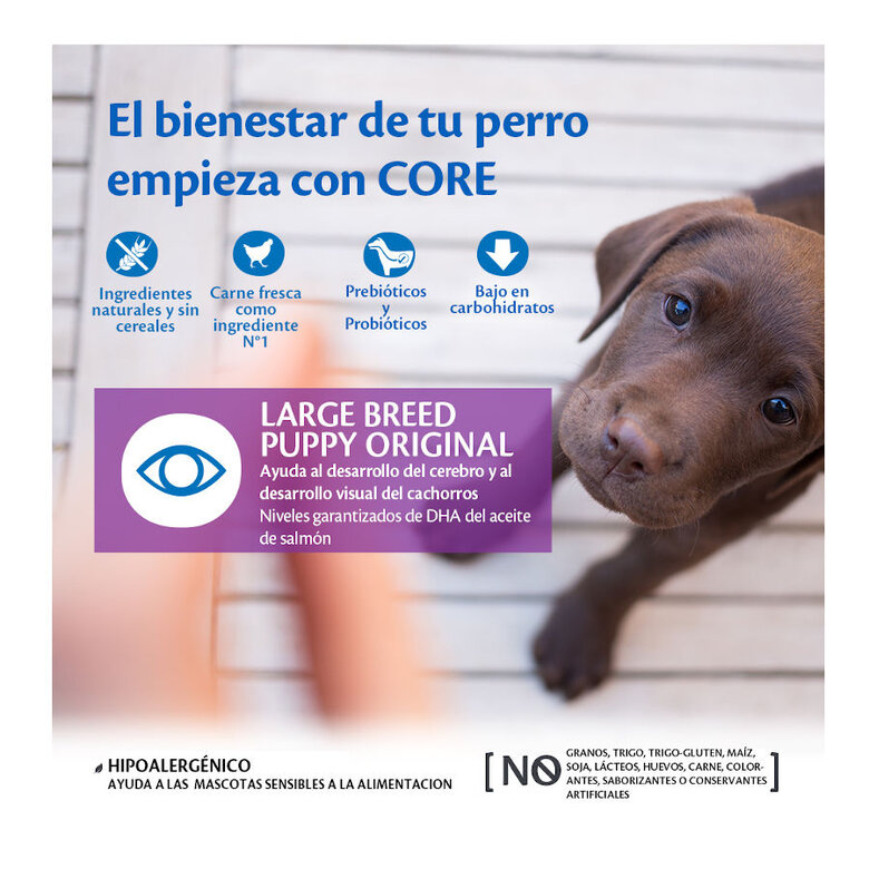 10 kg Wellness Core Puppy Large Original Ração de frango para cachorros,  Imagem número 2 10 kg Wellness Core Puppy Large Original Ração de frango para cachorros, , large Imagem número 2