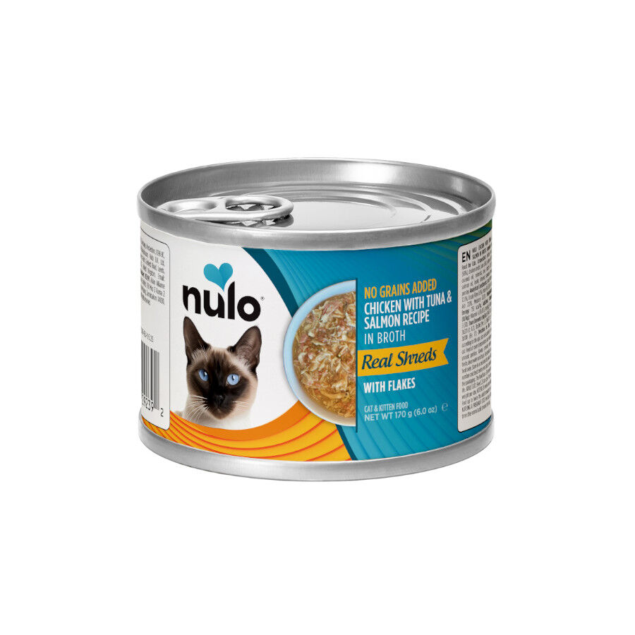 170 g Nulo Flaked Comida h&uacute;mida de Frango com Atum e Salm&atilde;o em lata para gatos, , large Imagem n&uacute;mero 1