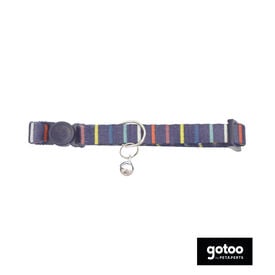 Gotoo Coleira nylon colorida para gatos