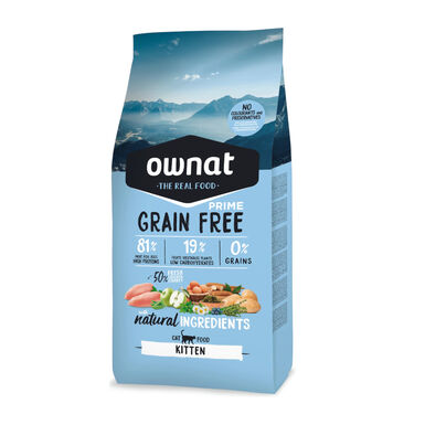 Ownat Kitten Prime Grain Free ração