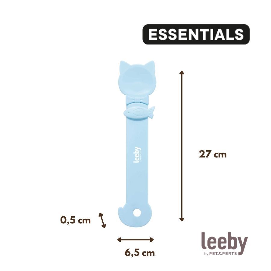 Leeby Colher Dispensadora Pasta de Snacks Azul para gatos, , large Imagem n&uacute;mero 4