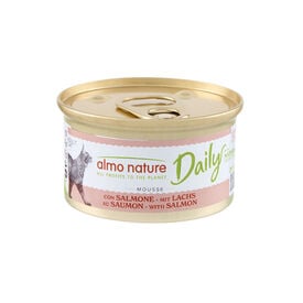 Almo Nature Daily Mousse de Salmão lata para gatos