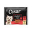 4 saquetas x 100 g Cesar Mistura de Carnes Geleia em Saquinho para C&atilde;es - Multipack, , large Indicador imagem n&uacute;mero 1