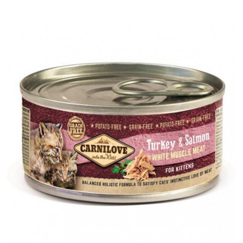comida_humeda_gatos_carnilove_turkey_salmon_baby&jr_CAR111285_M Imagem número 1 Carnilove Turkey & Salmon comida húmeda gatos baby Imagem número 1