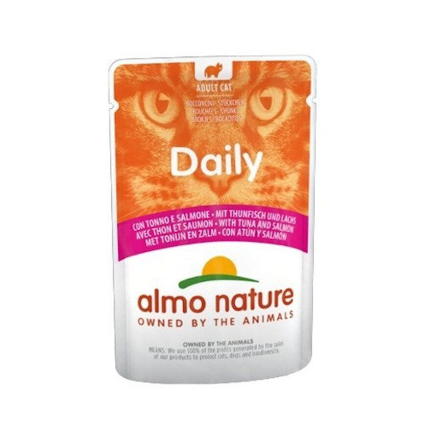 55 g Almo Nature Adult Alternative Atum do Atl&acirc;ntico saqueta para gatos, , large Imagem n&uacute;mero 1