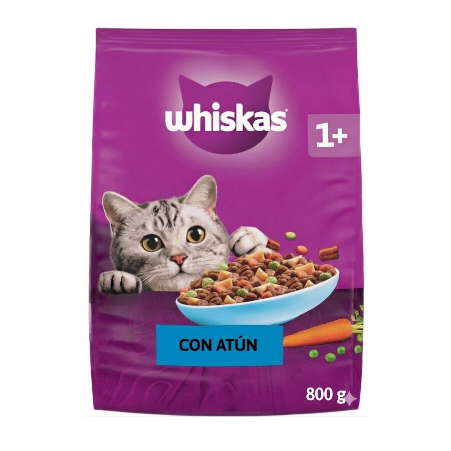 800g Whiskas Adulto Ra&ccedil;&atilde;o de Atum para gatos, , large Imagem n&uacute;mero 1
