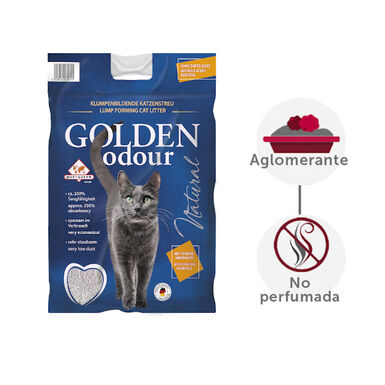 Golden Odour Areia Aglomerante absorve odor para gatos