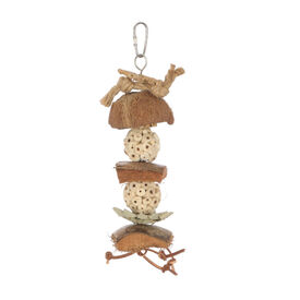 Quapas Coco Brinquedo para pass&aacute;ros