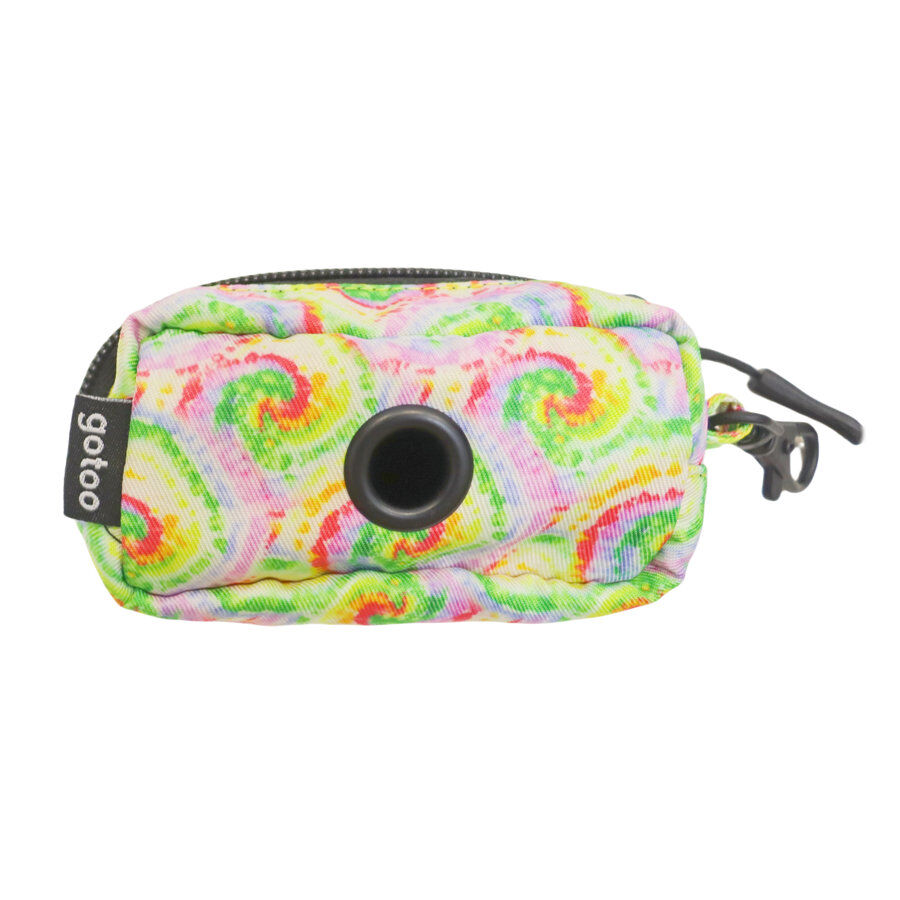 Gotoo Porta sacos de tela tie dye amarelo para c&atilde;es, , large Imagem n&uacute;mero 1