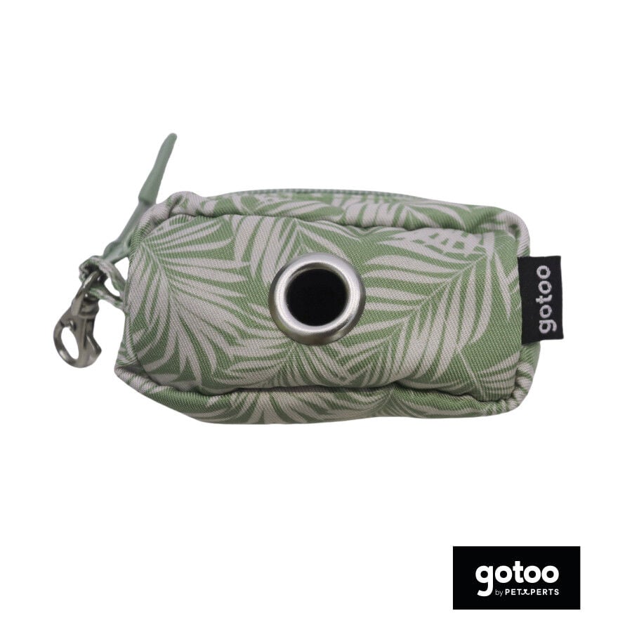 Gotoo Porta sacos estampado folhas para c&atilde;es, , large Imagem n&uacute;mero 2